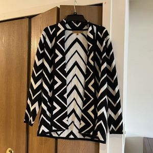 Black & White Chevron Cardigan